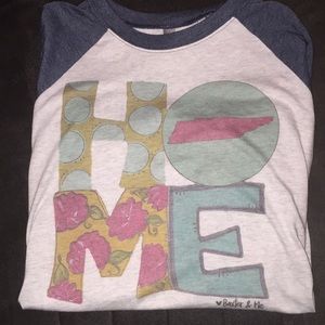 Tennessee Home Baseball Tee